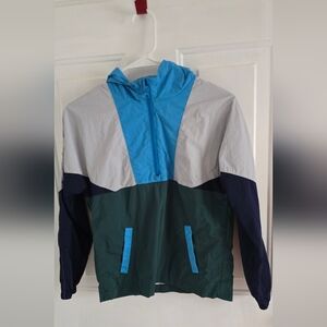 Cat & Jack Blue and Green Kids Hoodie